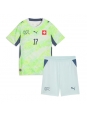 Otroške Nogometnih dresov Švica Ruben Vargas #17 Gostujoči SP 2026 Kratki rokavi (+ hlače)